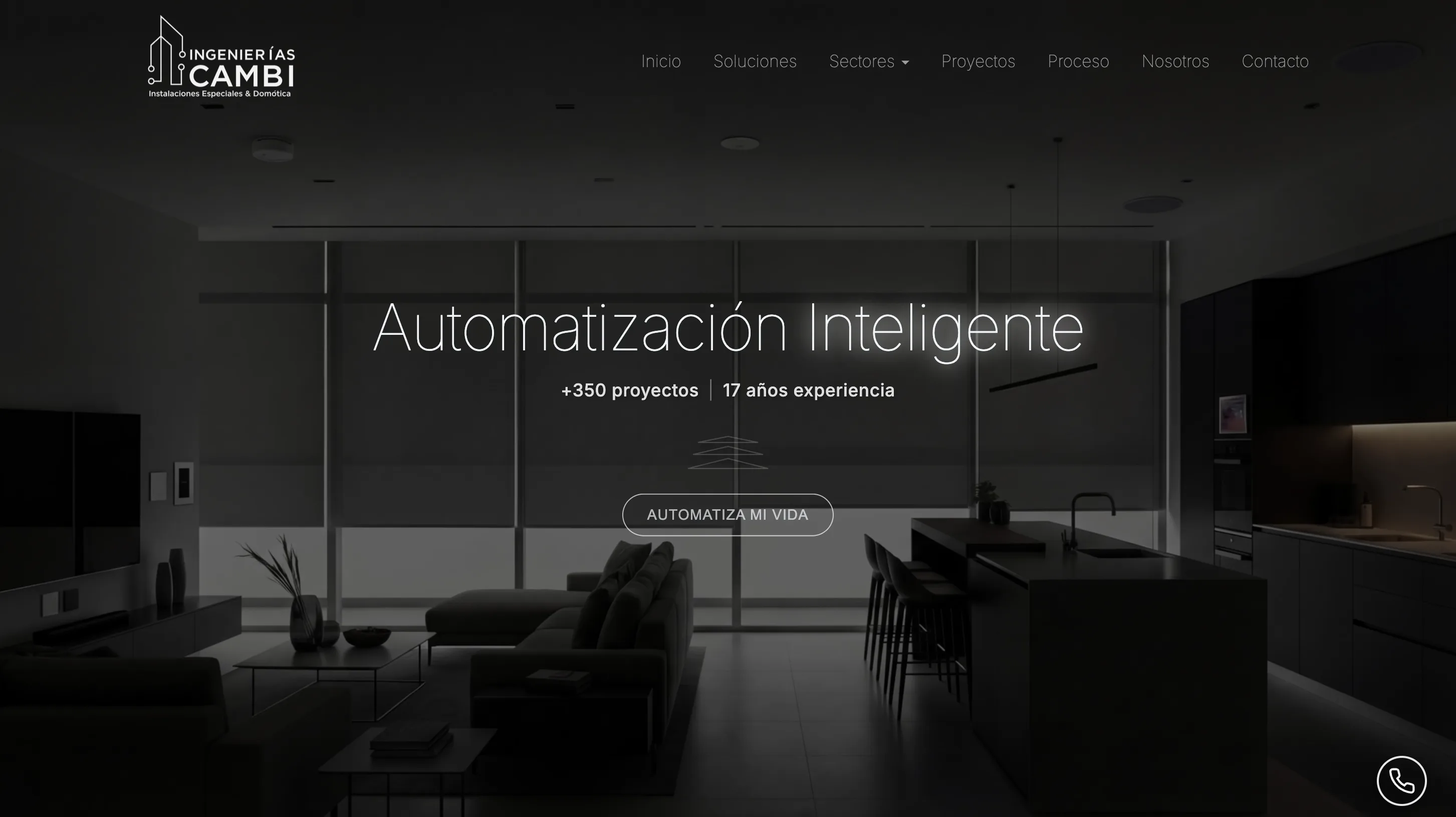 CAMBI — Sitio web en producción