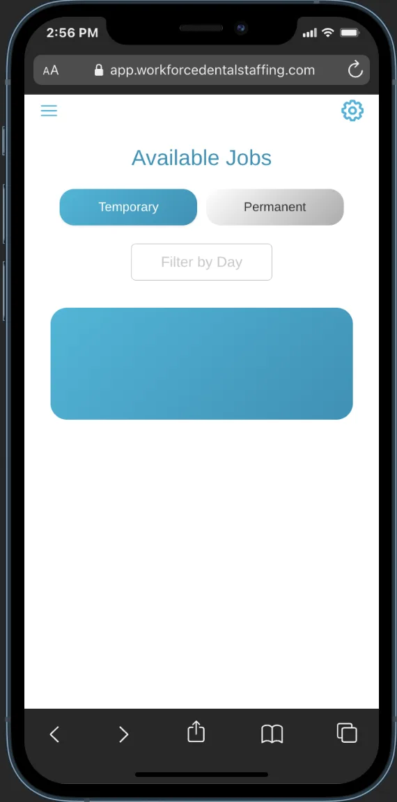 Workforce Dental — App de candidatos