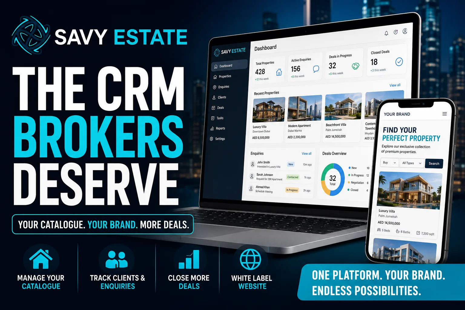 Plataforma para inmobiliarias — Savy AI